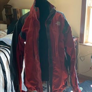 Red Northface Jacket